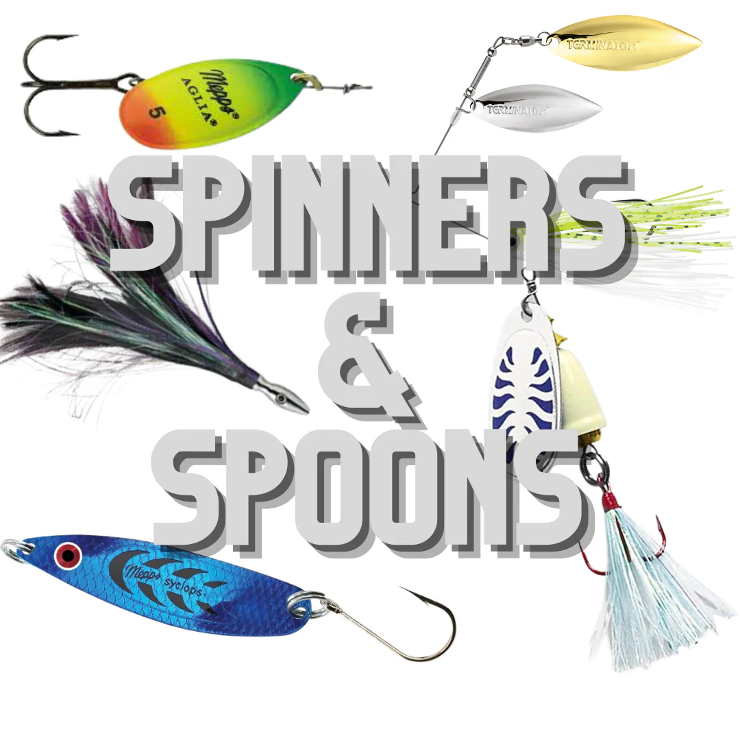 Casting spinners and spoons lures